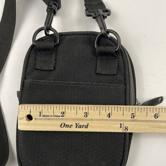 Cookies Original Crossbody Bag Small Canvas Card Slots Detachable Strap Black - Picture 4 of 9